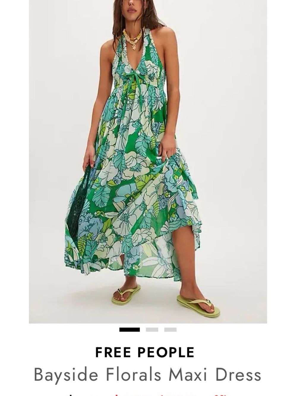💙Gorgeous 💙
✨FREE PEOPLE✨
“ Bayside Florals”
Blu/Gr_Halter_Maxi Dress👗
SZ: XS